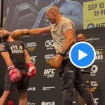 Sean Strickland’s Fan-Friendly Open Workout Ahead of UFC 293 Title Bout